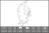 MAN 81502210012 Brake Lining Kit, drum brake